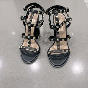 Valentino Garavani Rockstud Cage Leather Sandals